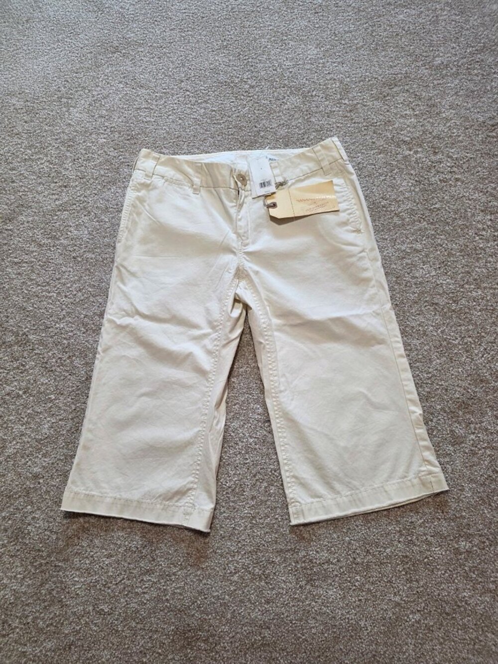 Banana Republic Women’s Light Beige Chino Pedal Pusher Pants Size 4